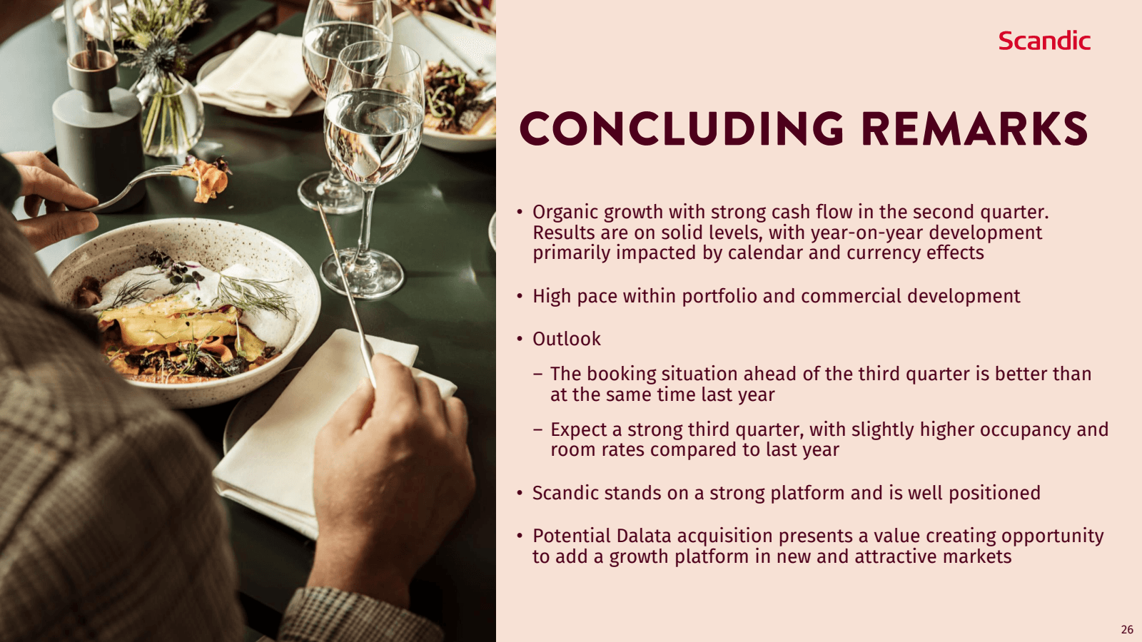 Scandic

CONCLUDING 