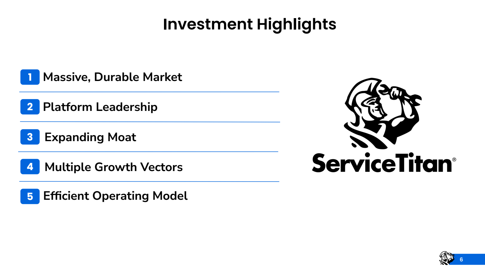 Investment Highlight