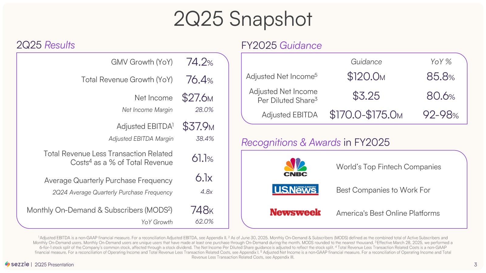 2Q25 Results

2Q25 S