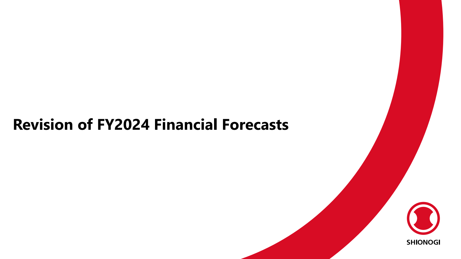 Revision of FY2024 F