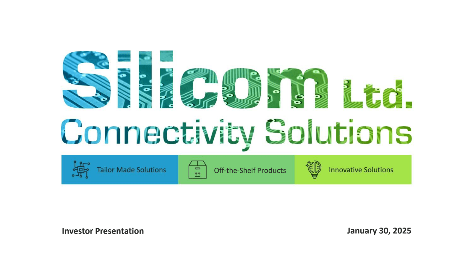 Silicom Ltd. 
Connec