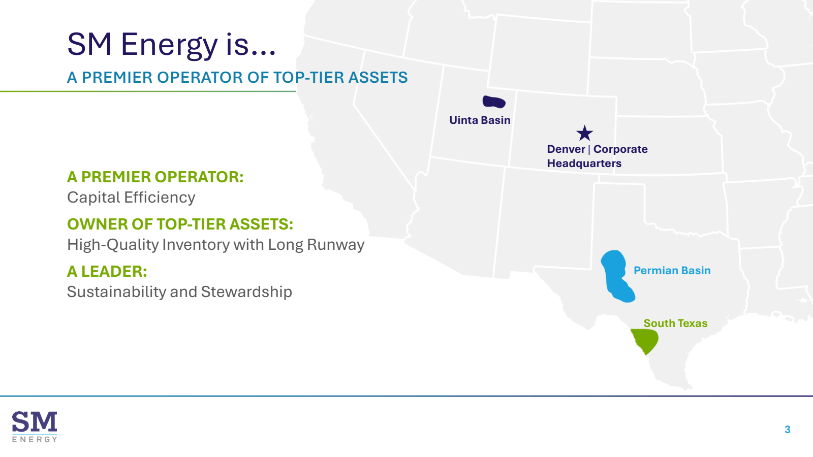 SM 
ENERGY 

SM Ener