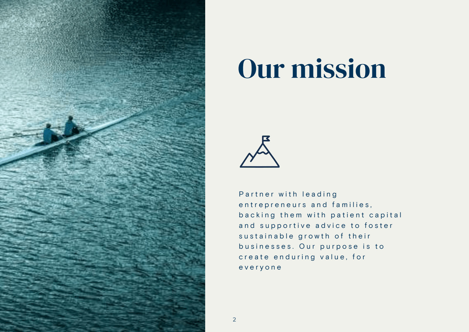 2 

Our mission 

Pa