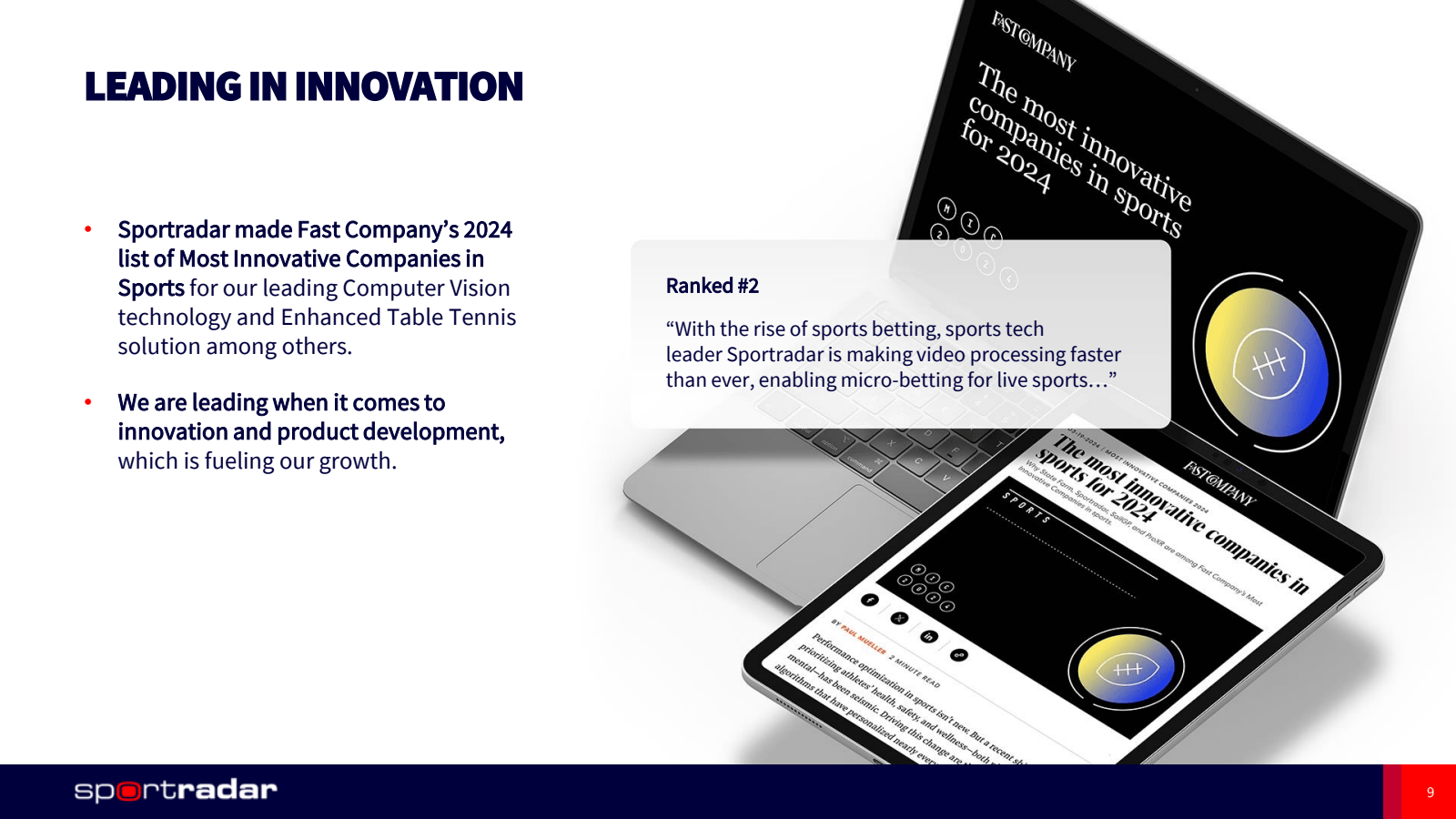 LEADING IN INNOVATIO