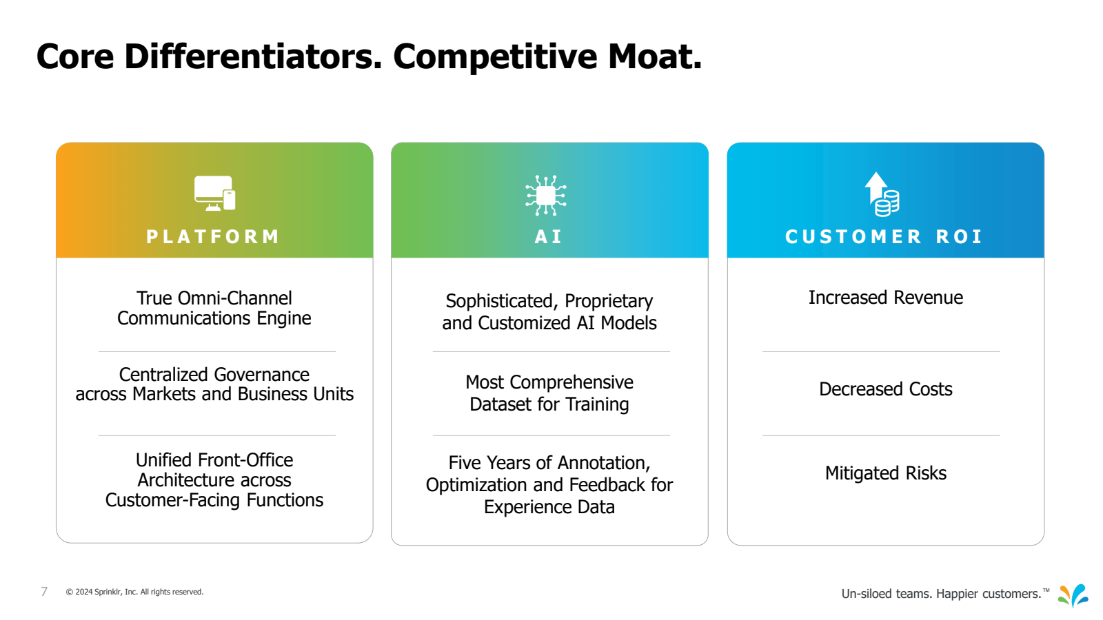 Core Differentiators