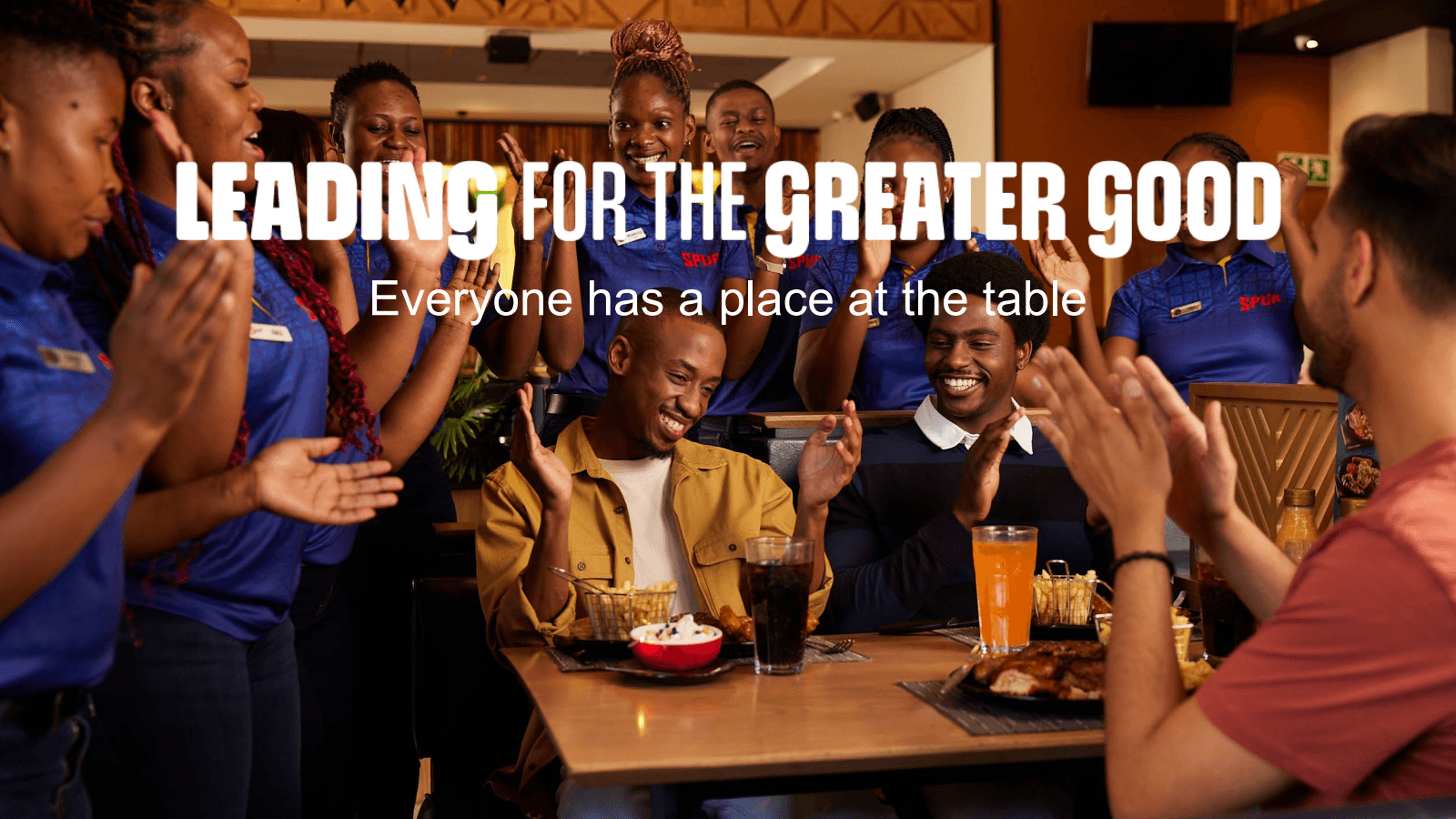 LEADING FOR THE GREA