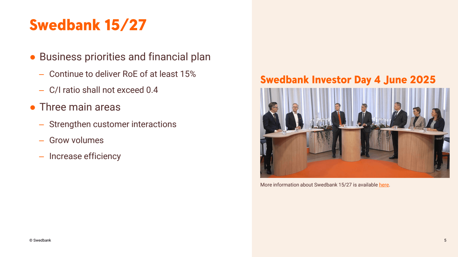 Swedbank 15/27

⚫ Bu
