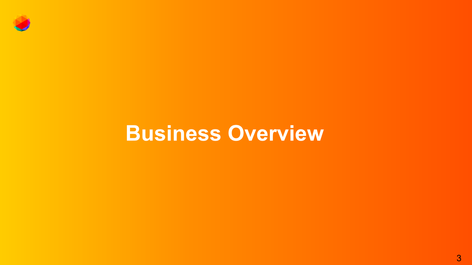 Business Overview

3