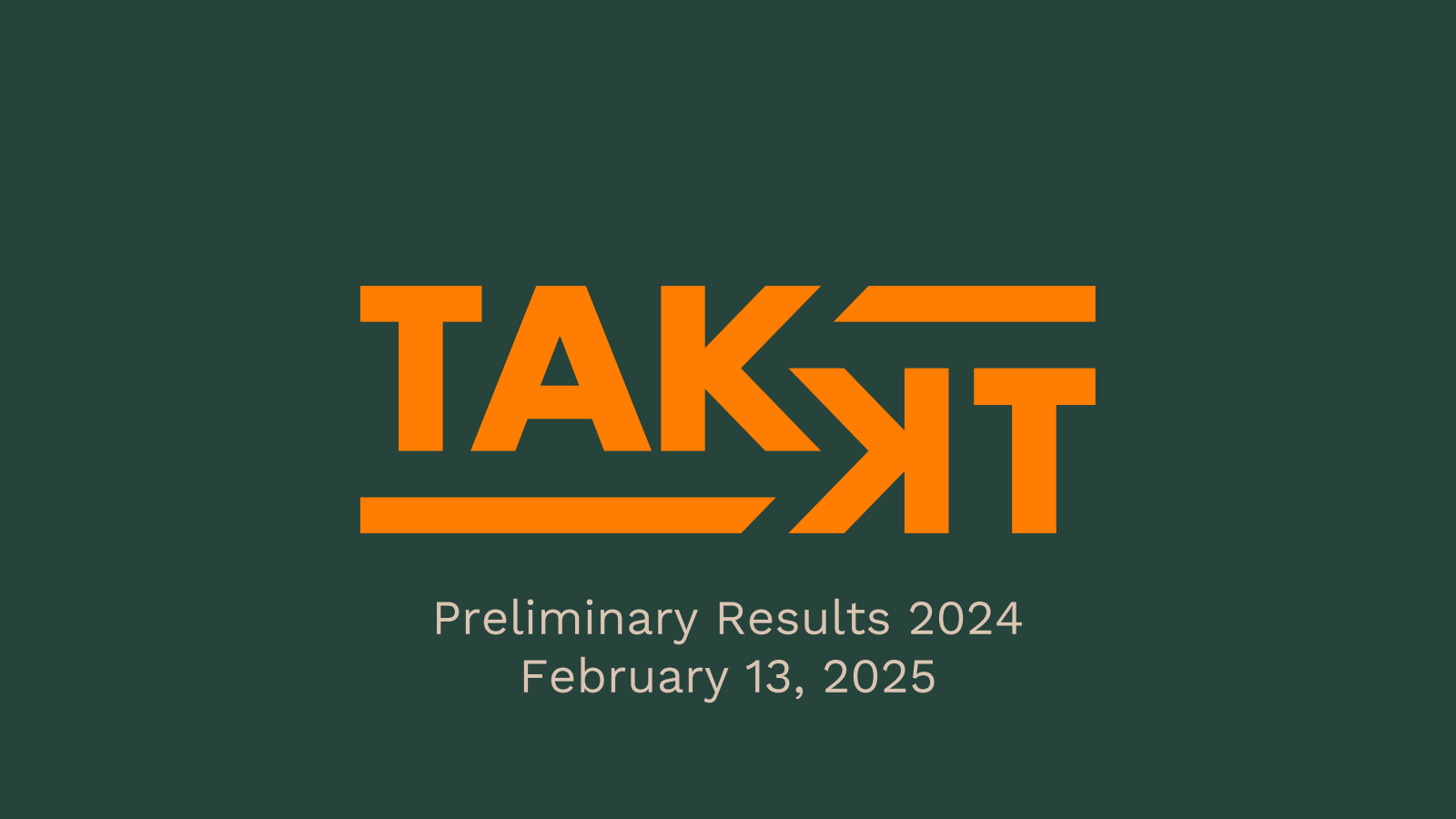 TAKЯT 
Preliminary R