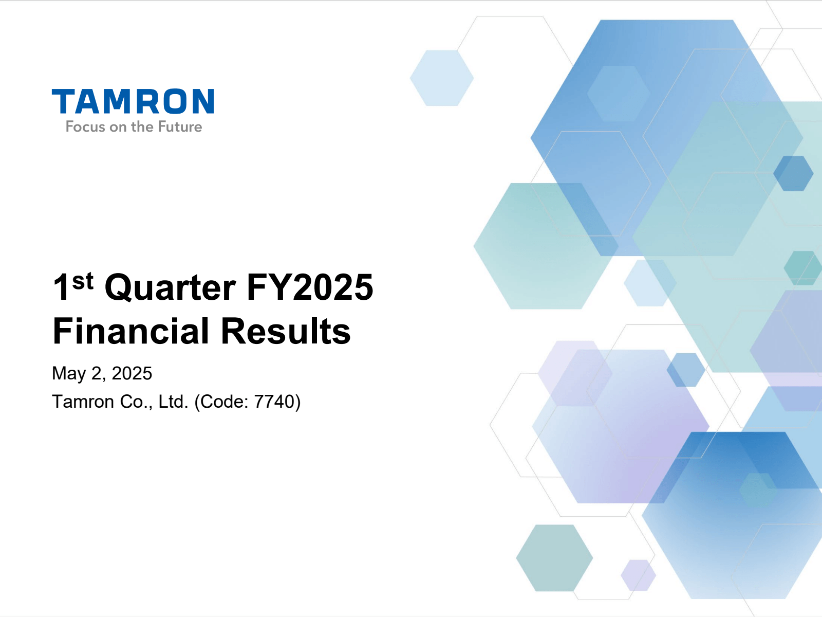 TAMRON 
Focus on the