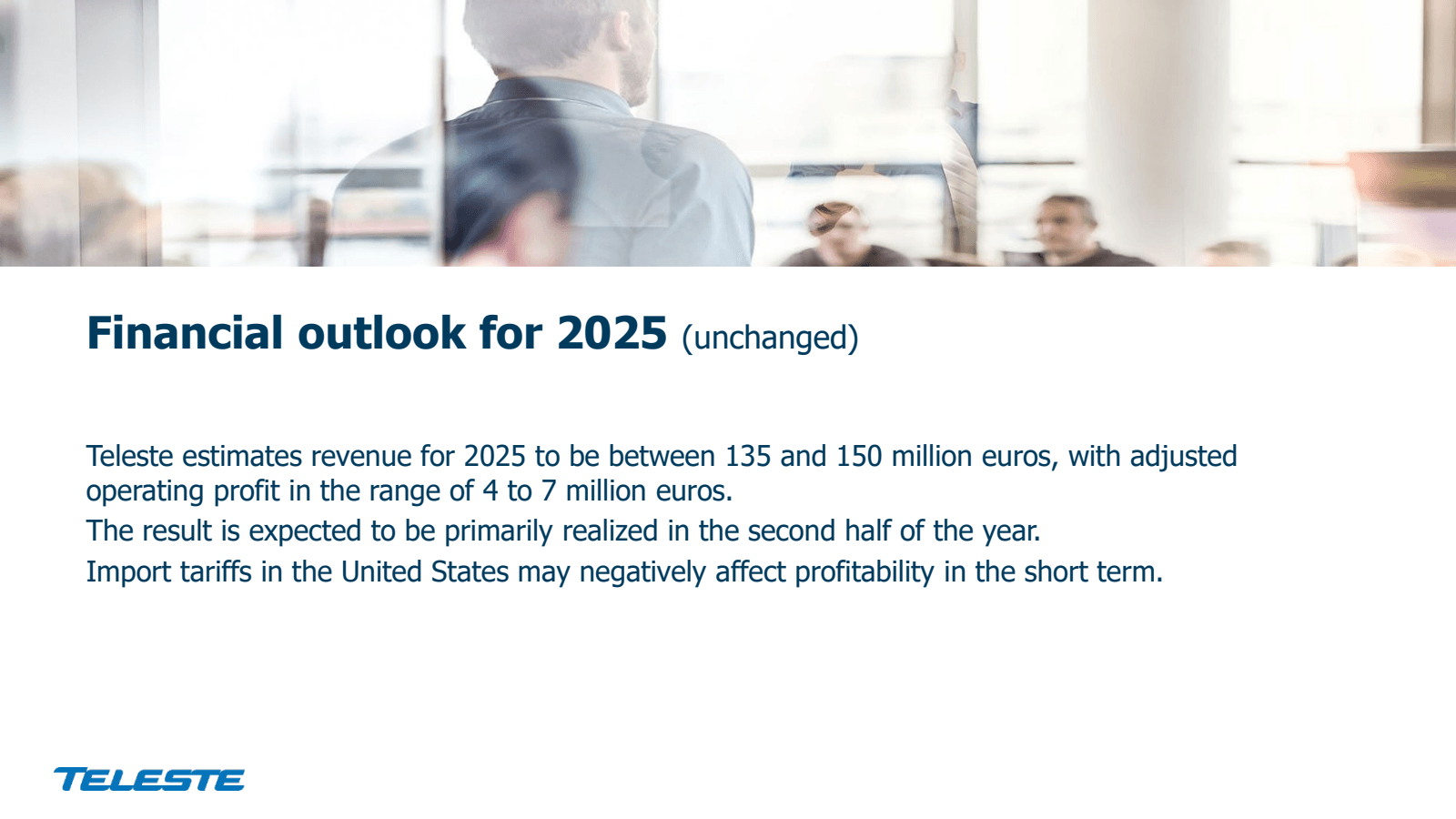 Financial outlook fo