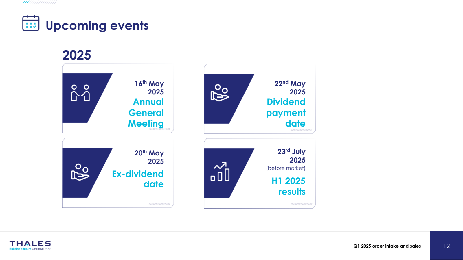 Upcoming events 

20