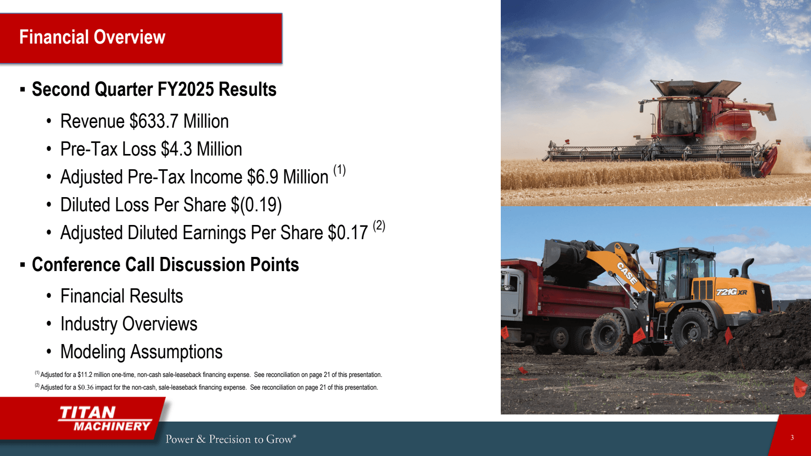 Financial Overview 
