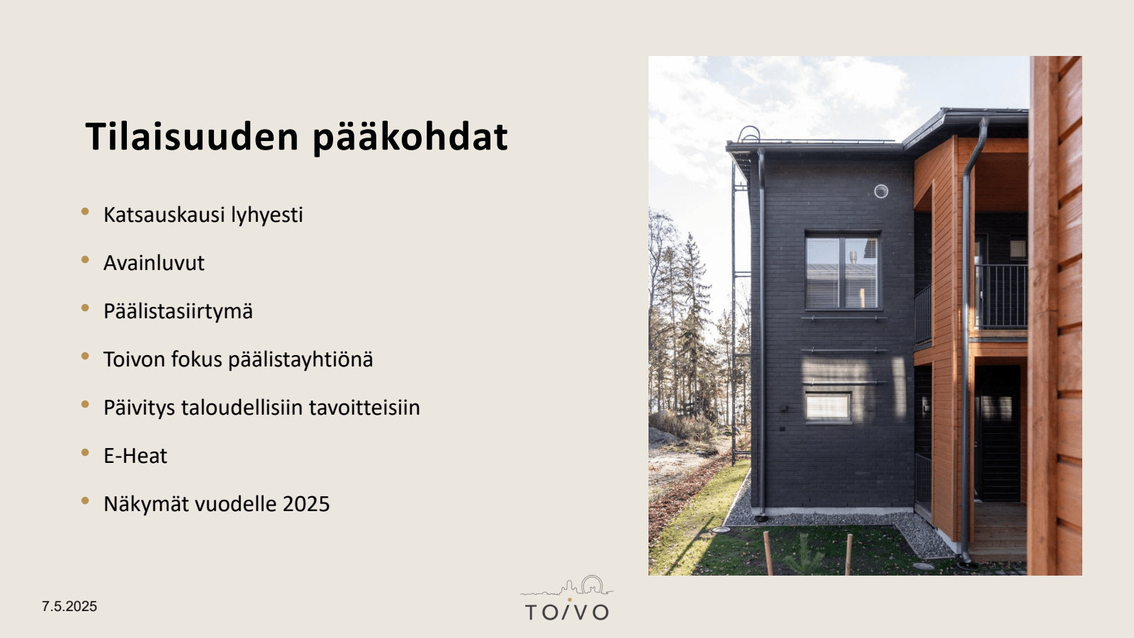 Tilaisuuden pääkohda