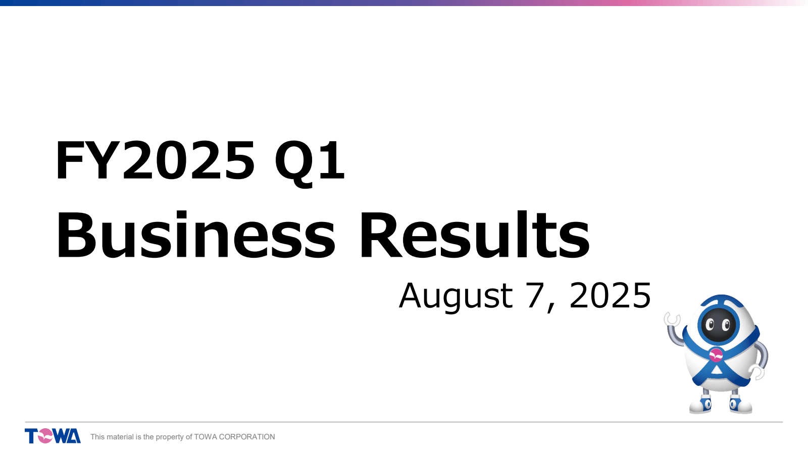 FY2025 Q1

Business 