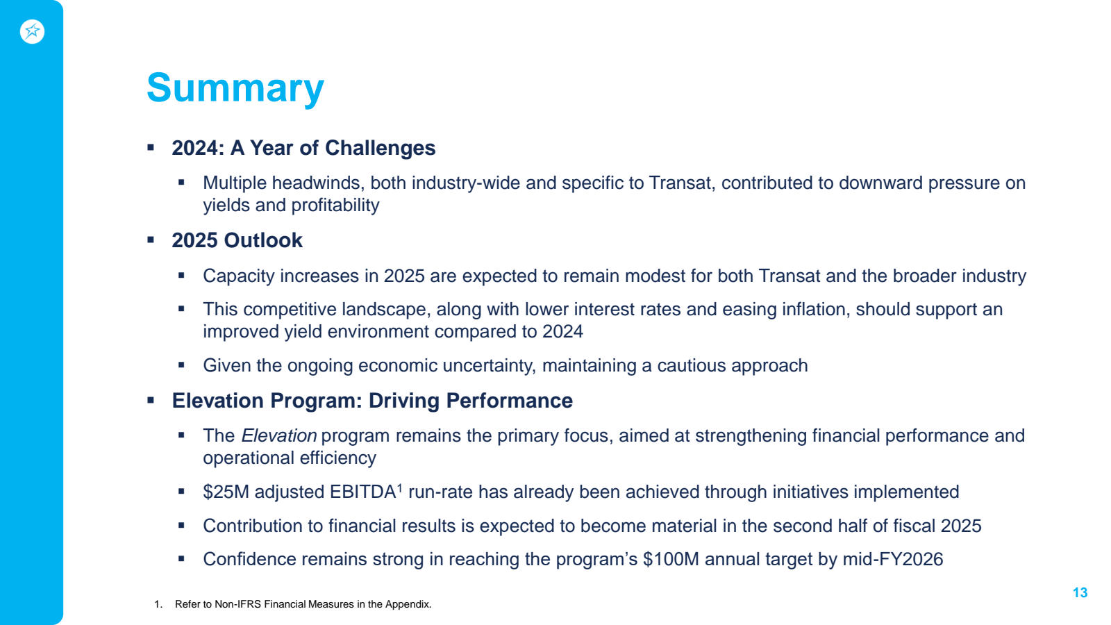 Summary 

■ 2024 : A