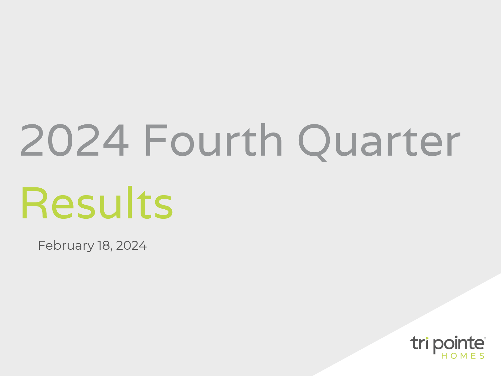 2024 Fourth Quarter 