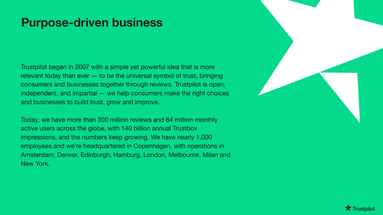 Purpose - driven bus