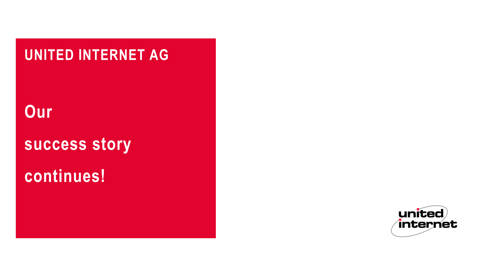 UNITED INTERNET AG

