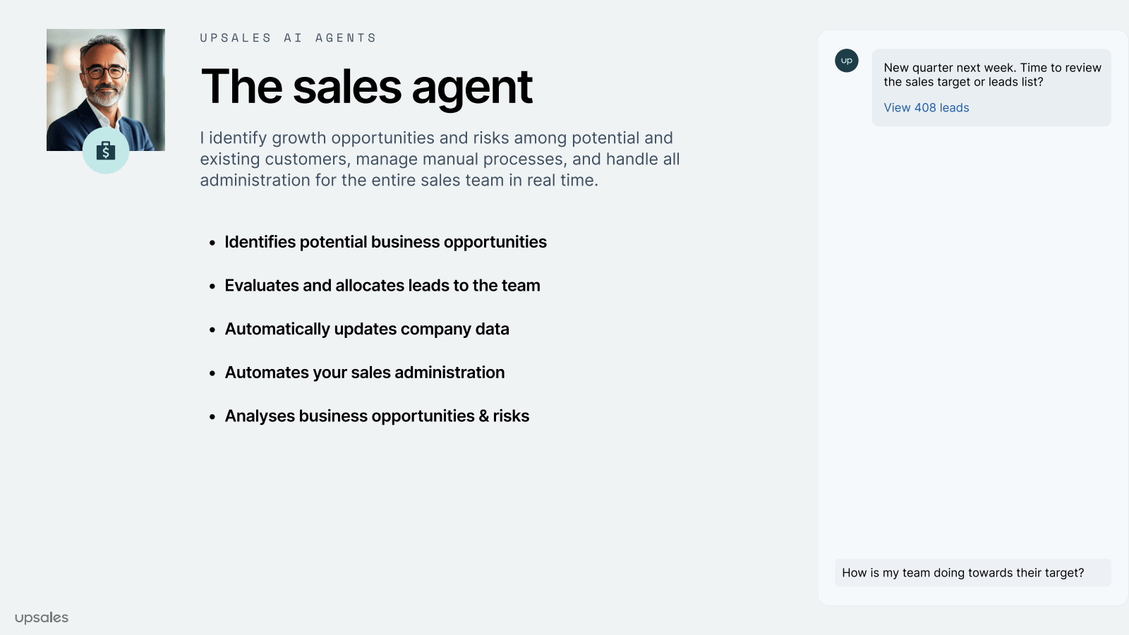 upsales 

UP SALES A