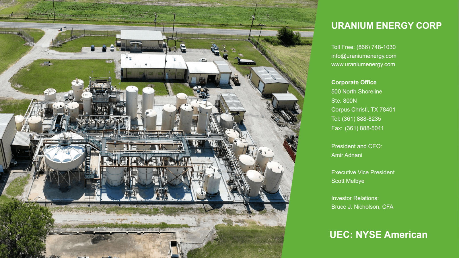 URANIUM ENERGY CORP
