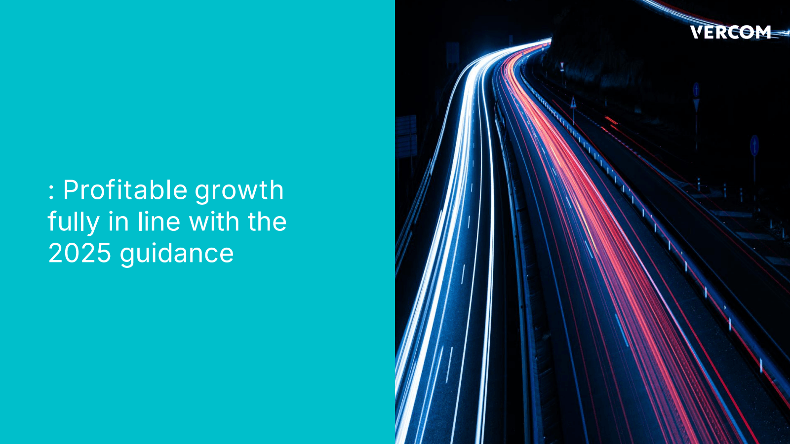 : Profitable growth 