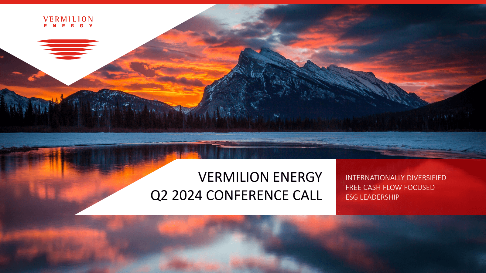 VERMILION ENERGY 

V