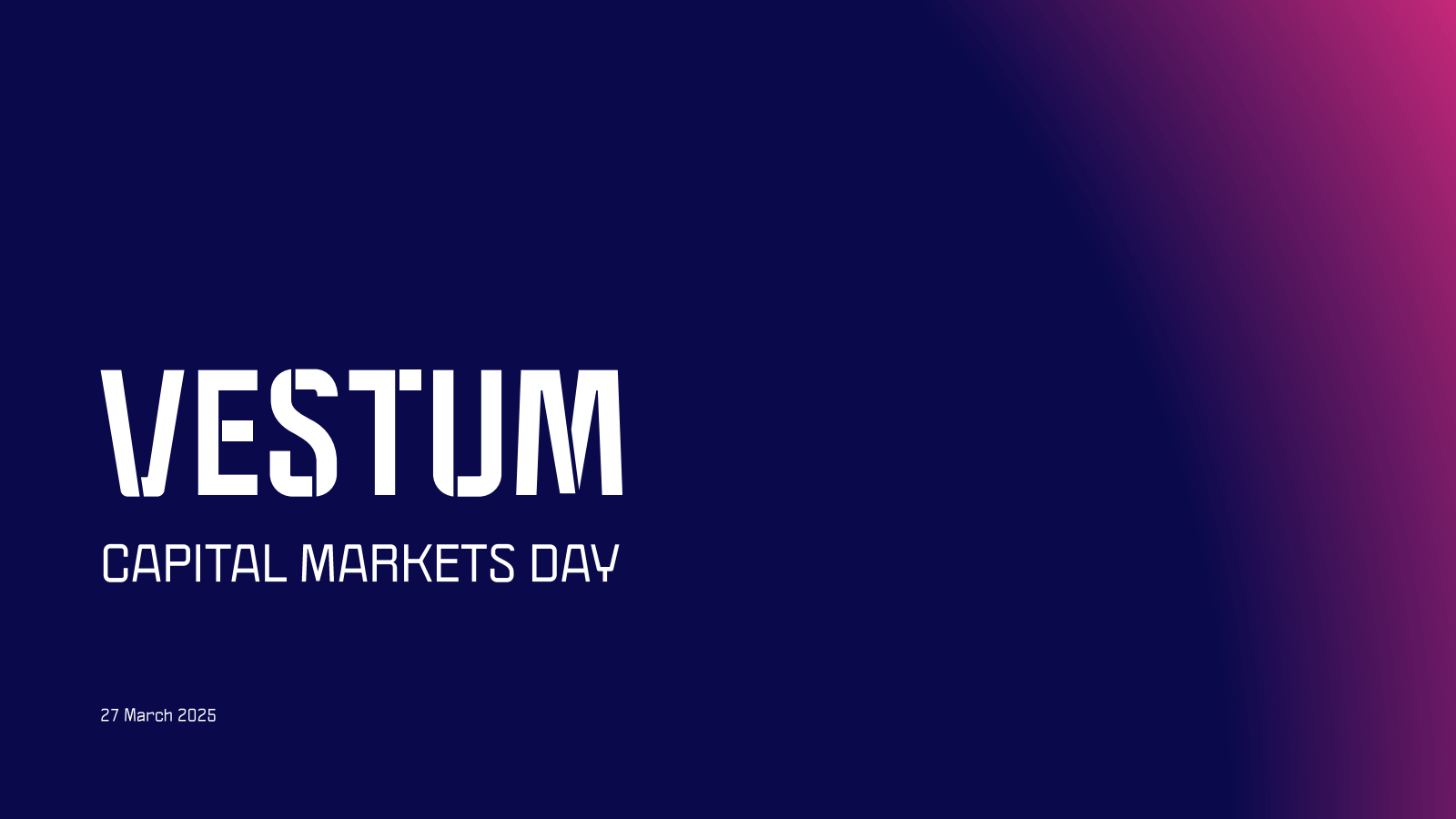 VESTUM 
CAPITAL MARK