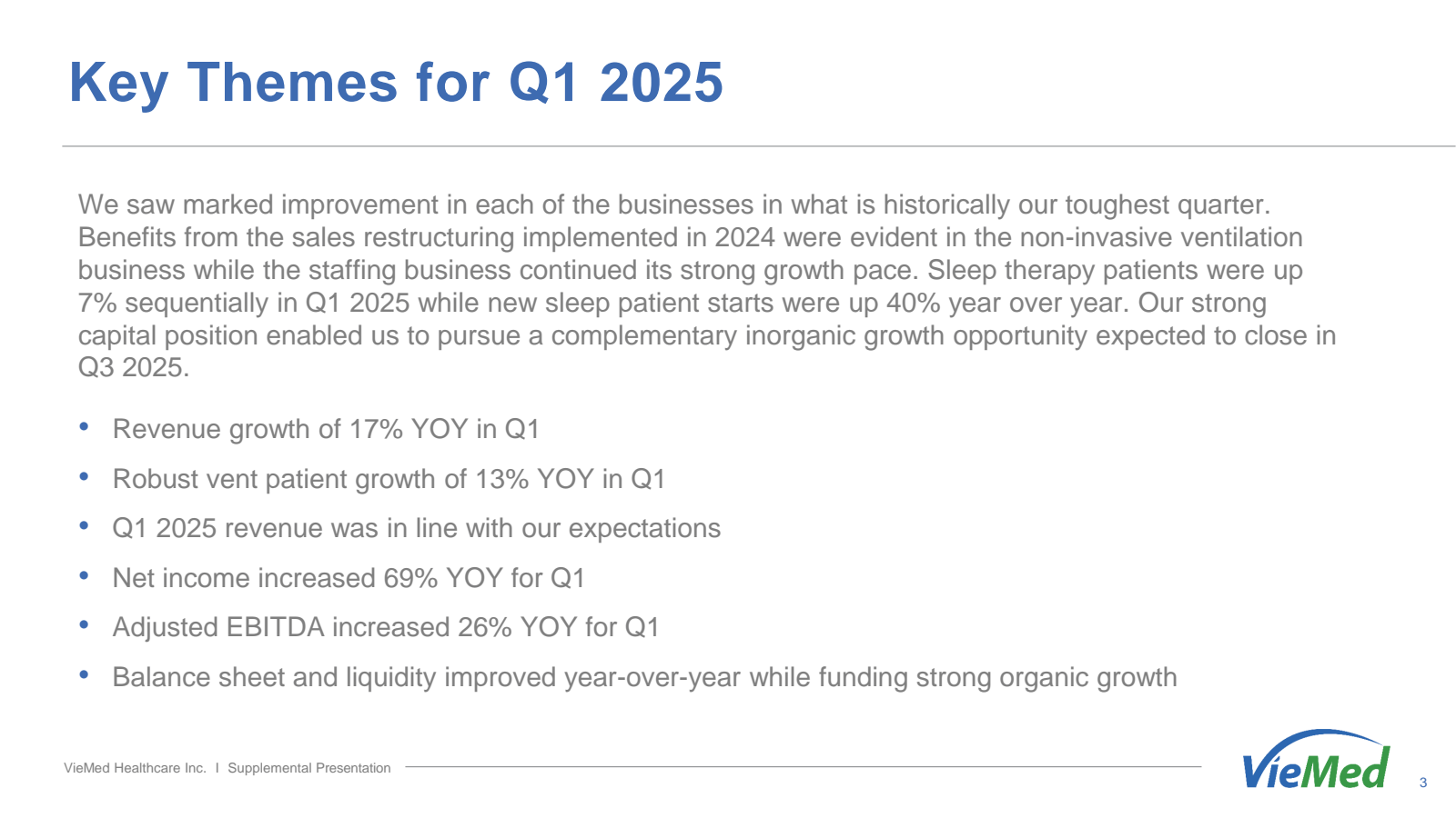 Key Themes for Q1 20