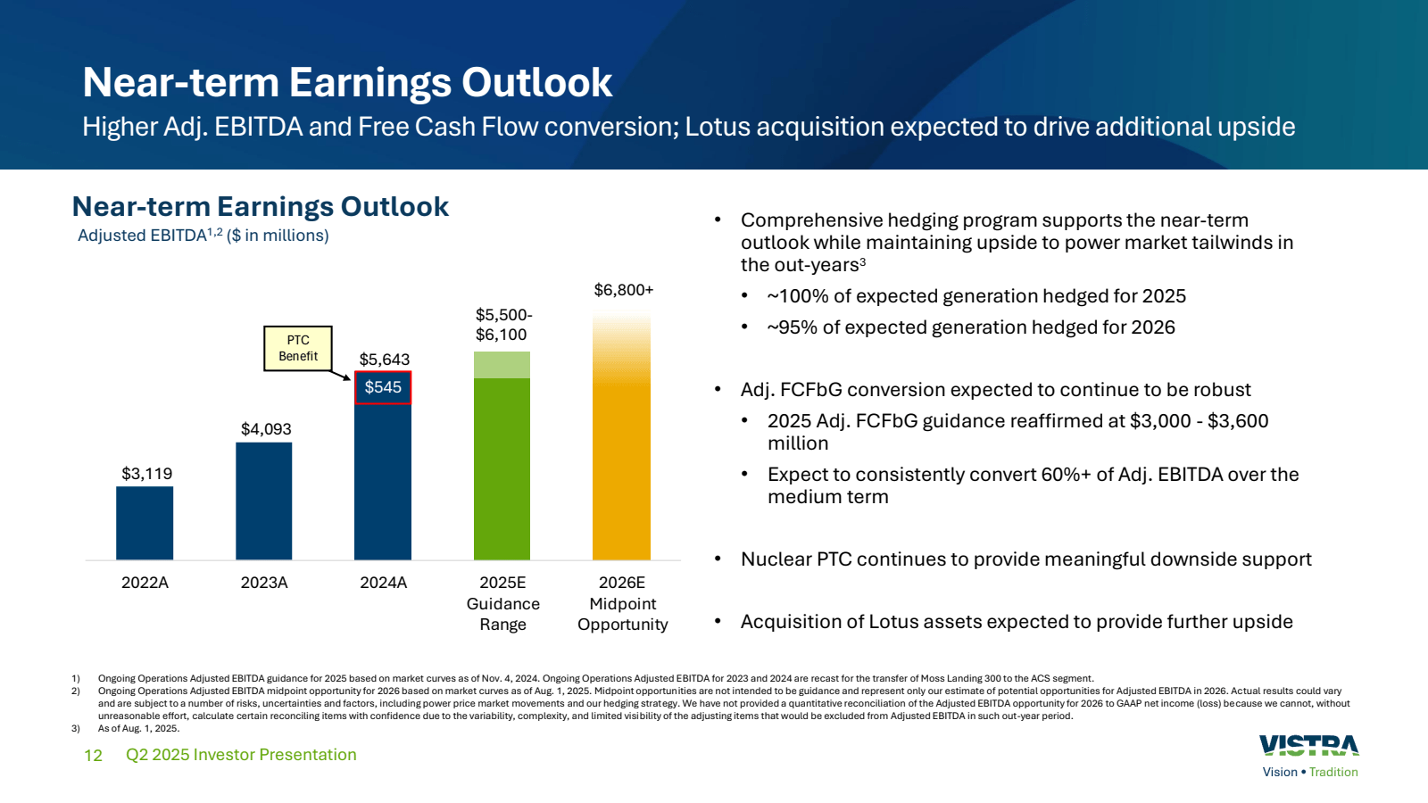 Near - term Earnings