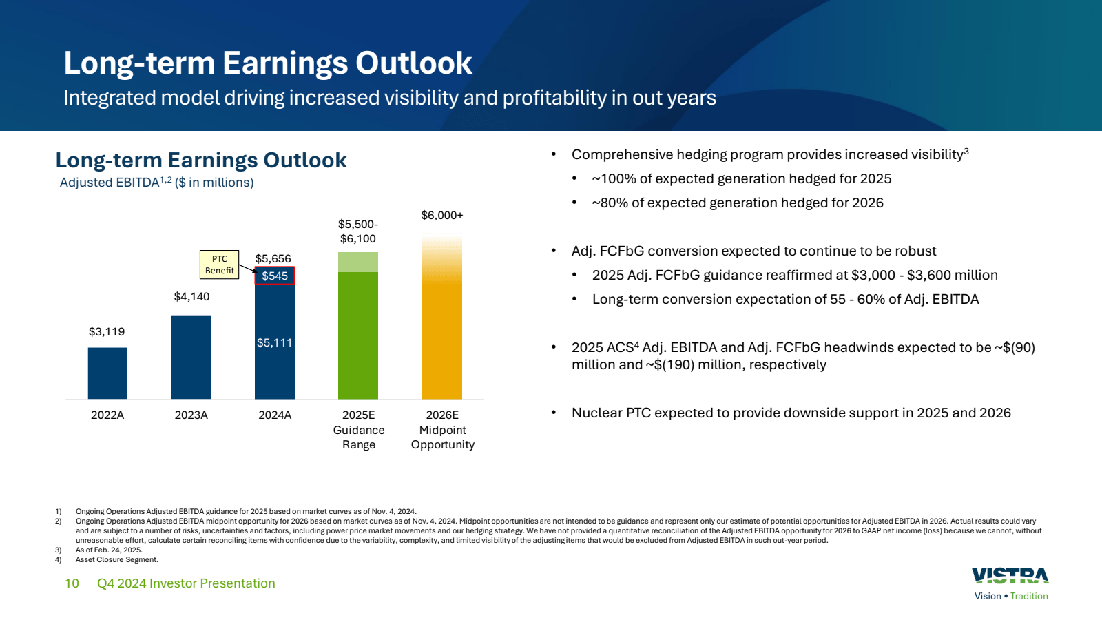 Long - term Earnings
