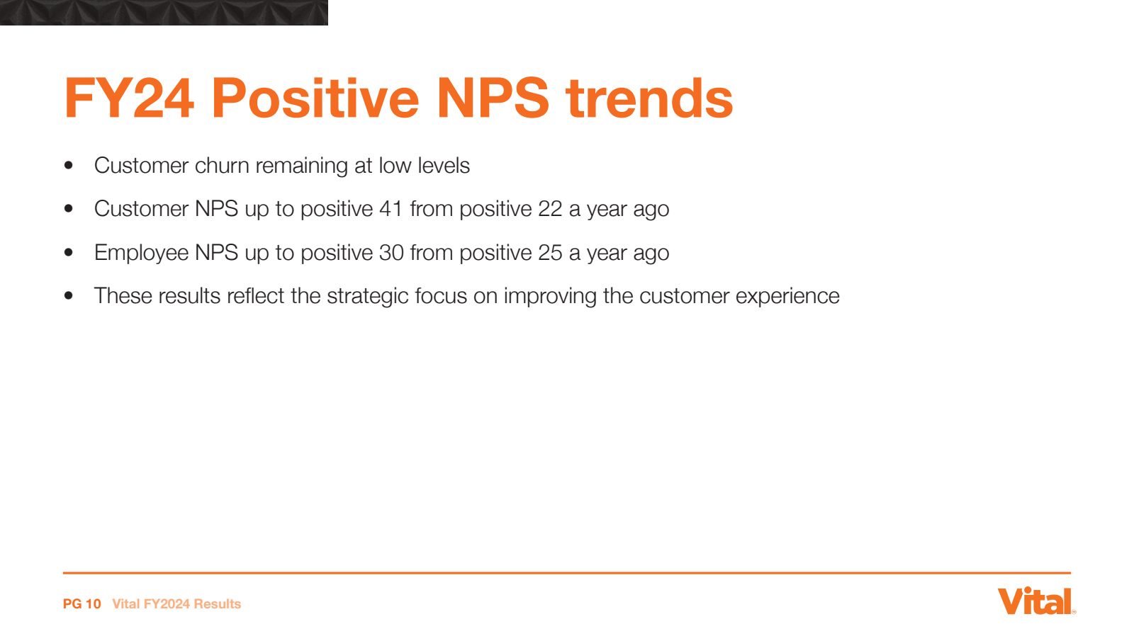 FY24 Positive NPS tr
