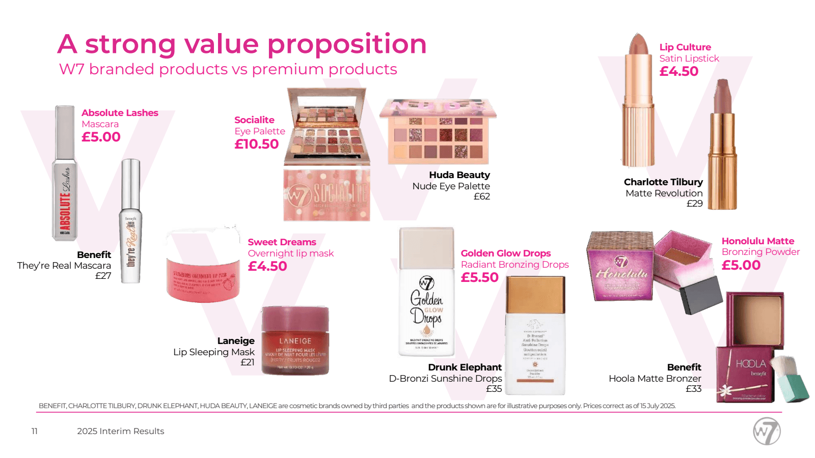 A strong value propo