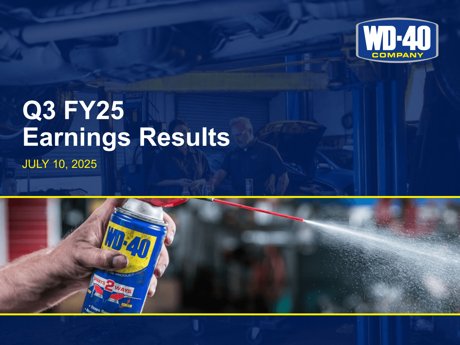 Q3 FY25

Earnings Re