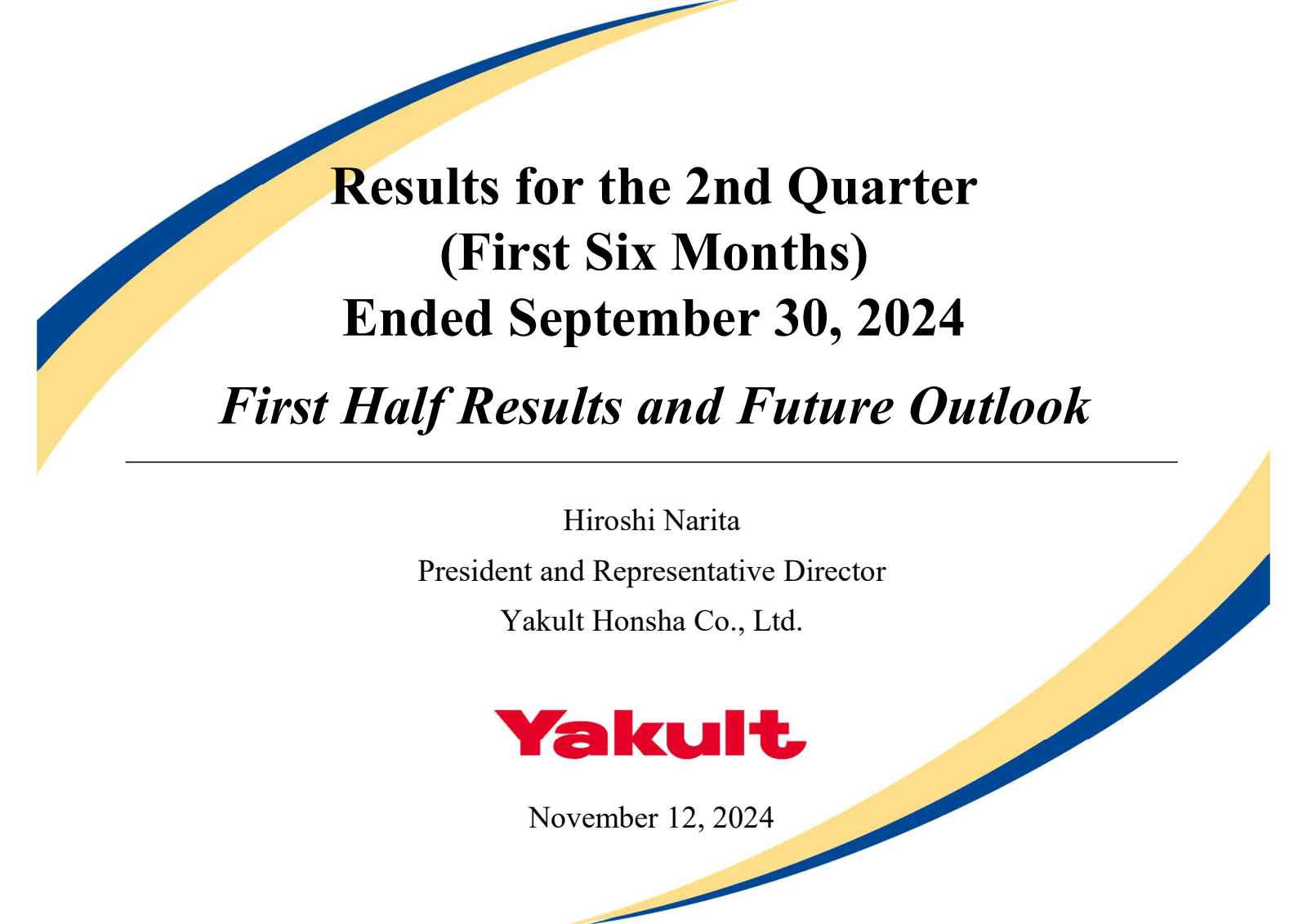 Results for the 2nd 