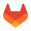 Logotype for GitLab