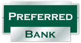 Logo for Preferred Bank
