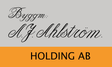 Logo for Byggmästare A J Ahlström H
