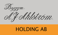 Logo for Byggmästare A J Ahlström H