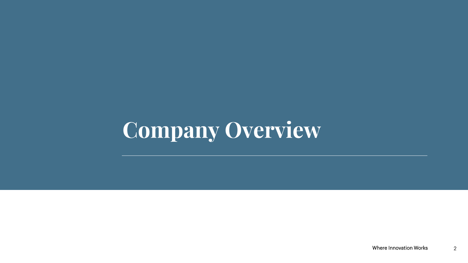 Company Overview
Wh