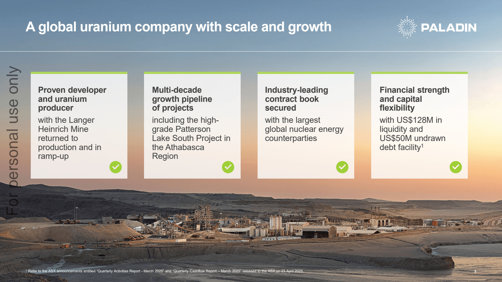 For personal use onl